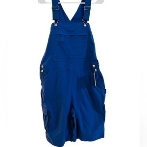 Duluth Trading CO Heirloom Gardening Short Overalls Women’s MD Shortalls Blue